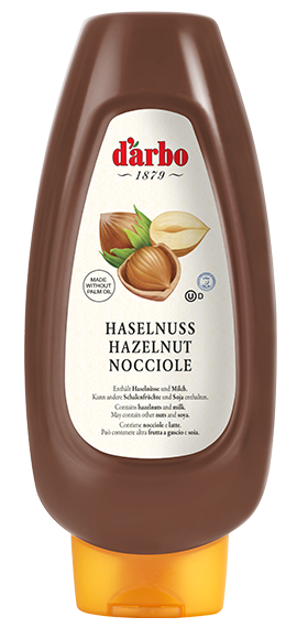 Hazelnut spread with fat-reduced cocoa